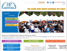Tablet Screenshot of chamberhp.com